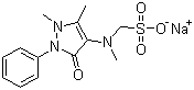structure of CAS# 5907-38-0, Analgin;Dipyron; Metamizol; Methapyrone; Sulpyrine; Sodium [(1,5-dimethyl-3-oxo-2-phenyl-pyrazol-4-yl)-methyl-amino]methanesulfonate