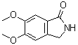 structure of CAS# 59084-72-9, 2,3-Dihydro-5,6-dimethoxy-1H-isoindol-1-one;5,6-Dimethoxy-2,3-dihydroisoindol-1-one; 5,6-Dimethoxyphthalimidine