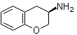 结构式 CAS# 59108-53-1, (3R)-3,4-二氢-2H-1-苯并吡喃-3-胺