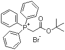 结构式 CAS# 59159-39-6, (叔丁氧基羰基甲基)三苯基溴化鏻