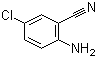 结构式 CAS# 5922-60-1, 2-氨基-5-氯苯腈