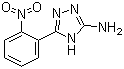 5-(2-Nitrophenyl)-4H-1,2,4-triazol-3-amine molecular structure (CAS 59301-22-3)