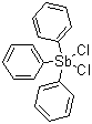 结构式 CAS# 594-31-0, 三苯基二氯化锑