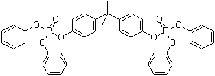 结构式 CAS# 5945-33-5, 双酚 A 双(二苯基磷酸酯); 阻燃剂 BDP