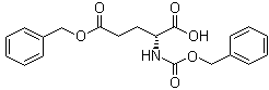 N-苄氧羰基-D-谷氨酸 gamma-苄酯分子结构 (CAS 59486-73-6)