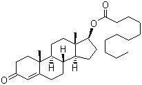 Testosterone undecanoate molecular structure (CAS 5949-44-0)