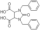 结构式 CAS# 59564-78-2, 1,3-二苄基咪唑-2-酮-4,5-二羧酸; 环酸
