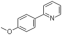 2-(4-Methoxyphenyl)pyridine molecular structure (CAS 5957-90-4)