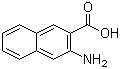 3-Amino-2-naphthoic acid molecular structure (CAS 5959-52-4)