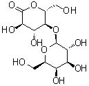 4-O-beta-D-Galactopyranosyl-D-gluconic acid delta-lactone molecular structure (CAS 5965-65-1)