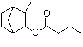 3-甲基丁酸 1,3,3-三甲基双环[2.2.1]庚-2-基酯分子结构 (CAS 59672-05-8)