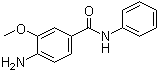 4-Amino-3-methoxy-N-phenylbenzamide molecular structure (CAS 59673-81-3)