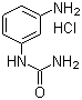 结构式 CAS# 59690-88-9, 间氨基苯脲盐酸盐; 间脲酰苯胺盐酸盐