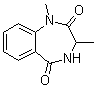 3,4-Dihydro-1,3-dimethyl-1H-1,4-benzodiazepine-2,5-dione molecular structure (CAS 5973-23-9)