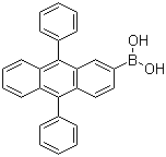 structure of CAS# 597553-98-5, B-(9,10-Diphenyl-2-anthracenyl)boronic acid