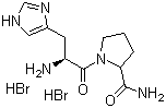 L-Histidyl-L-prolinamide dihydrobromide molecular structure (CAS 59760-04-2)