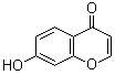 结构式 CAS# 59887-89-7, 7-羟基-4H-1-苯并吡喃-4-酮