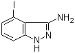 结构式 CAS# 599191-73-8, 3-氨基-4-碘吲唑