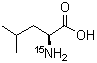 L-Leucine-<sup>15</sup>N molecular structure (CAS 59935-31-8)