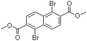 1,5-Dibromo-2,6-naphthalenedicarboxylic acid dimethyl ester molecular structure (CAS 59950-04-8)