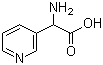 Amino(pyridin-3-yl)acetic acid molecular structure (CAS 59966-29-9)