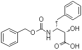 (alphaS,betaR)-alpha-Hydroxy-beta-[[(phenylmethoxy)carbonyl]amino]benzenebutanoic acid molecular structure (CAS 59969-65-2)