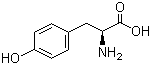 L-Tyrosine molecular structure (CAS 60-18-4)