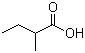 Methylbutyric acid molecular structure (CAS 600-07-7)
