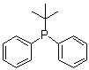 叔丁基二苯基膦分子结构 (CAS 6002-34-2)