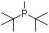 双(叔丁基)甲基膦分子结构 (CAS 6002-40-0)