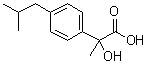 alpha-Hydroxy-alpha-methyl-4-(2-methylpropyl)benzeneacetic acid molecular structure (CAS 60057-62-7)