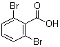 2,6-二溴苯甲酸分子结构 (CAS 601-84-3)