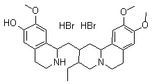 Cephaeline dihydrobromide molecular structure (CAS 6014-81-9)