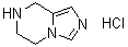 structure of CAS# 601515-49-5, 5,6,7,8-Tetrahydroimidazo[1,5-a]pyrazine hydrochloride