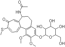 Thiocolchicoside molecular structure (CAS 602-41-5)
