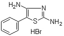 structure of CAS# 6020-54-8, 5-Phenyl-2,4-thiazolediamine hydrobromide;5-Phenyl-2,4-thiazolediamine monohydrobromide; 2,4-Diamino-5-phenyl-thiazole  monohydrobromide;2,4-Diamino-5-phenylthiazole hydrobromide