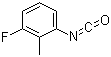 3-Fluoro-2-methylphenyl isocyanate molecular structure (CAS 60221-81-0)