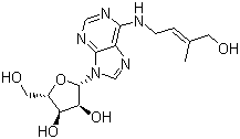 trans-Zeatin-riboside molecular structure (CAS 6025-53-2)