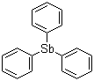 Triphenylantimony molecular structure (CAS 603-36-1)