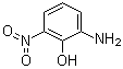 2-氨基-6-硝基苯酚分子结构 (CAS 603-87-2)