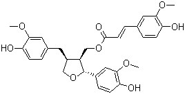 structure of CAS# 60337-67-9, 9-O-Feruloyllariciresinol