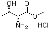 structure of CAS# 60538-15-0, Methyl D-threoninate hydrochloride;D-Threonine methyl ester hydrochloride