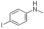 structure of CAS# 60577-34-6, 4-Iodo-N-methylaniline;4-Methylaminophenyl iodide; N-Methyl-4-iodoaniline; p-Iodo-N-methylaniline