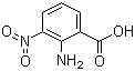 结构式 CAS# 606-18-8, 2-氨基-3-硝基苯甲酸