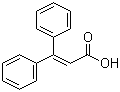 结构式 CAS# 606-84-8, 3,3-二苯基-2-丙烯酸