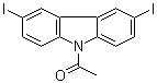 结构式 CAS# 606129-89-9, 9-乙酰基-3,6-二碘咔唑