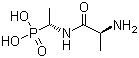 L-Alanyl-L-1-aminoethylphosphonic acid molecular structure (CAS 60668-24-8)