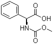 structure of CAS# 60725-19-1, N-Methoxycarbonyl-L-phenylglycine;(S)-2-((Methoxycarbonyl)amino)-2-phenylacetic acid