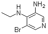 结构式 CAS# 607371-03-9, 5-溴-N4-乙基吡啶-3,4-二胺