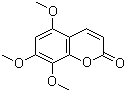 5,7,8-Trimethoxycoumarin molecular structure (CAS 60796-65-8)